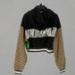 Pre-Owned Gucci GG Supreme Cropped Hoodie