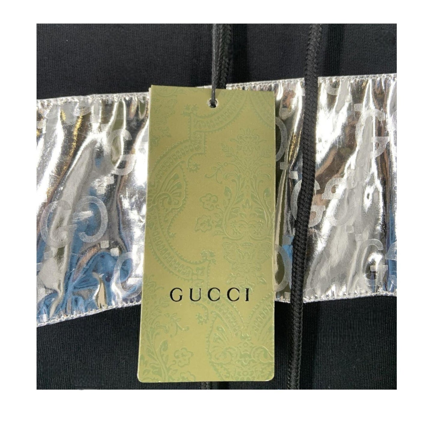 Pre-Owned Gucci GG Supreme Cropped Hoodie