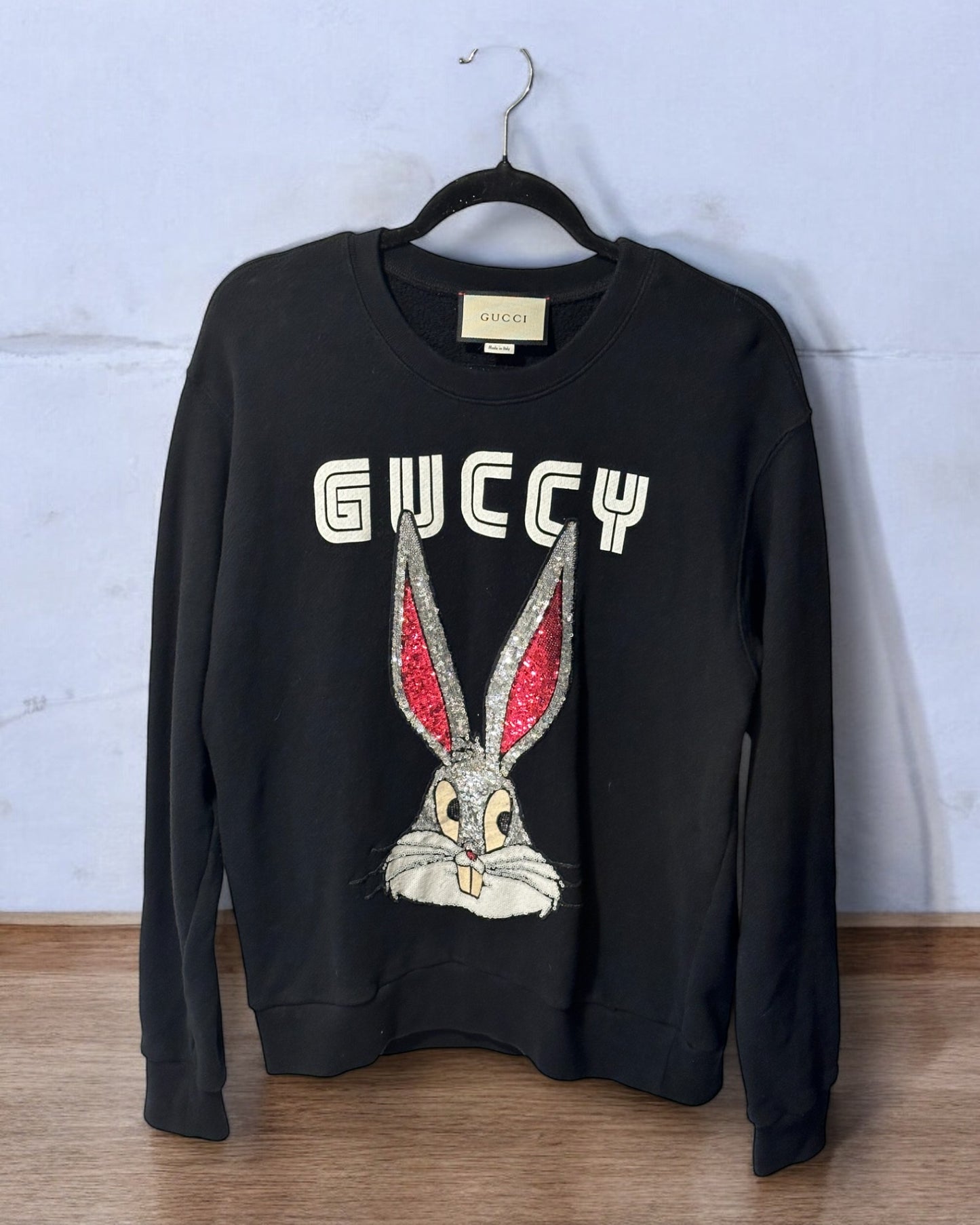 Pre-Owned Gucci X Bugs Bunny Sequin Sweatshirt