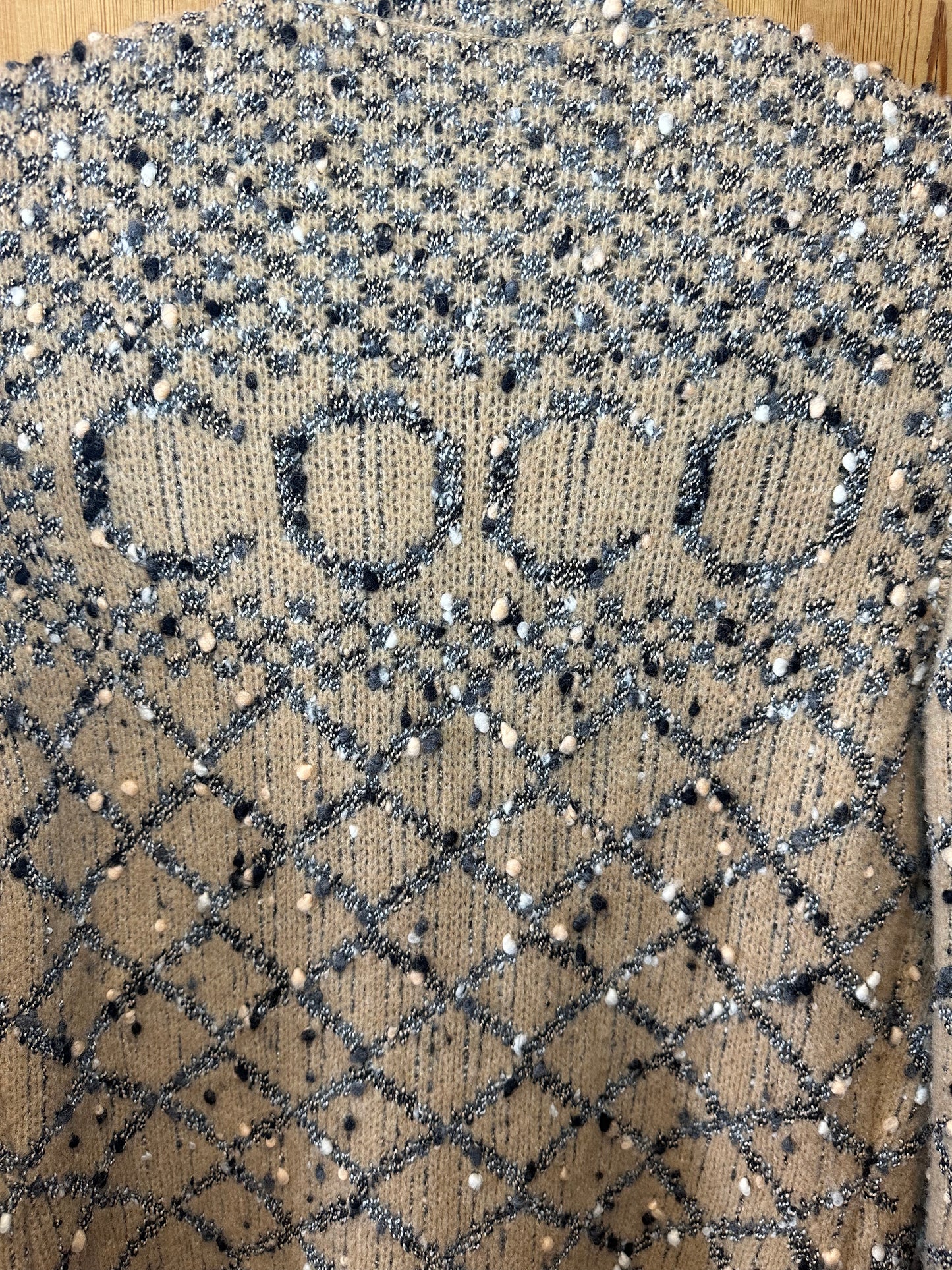 CHANEL Coco Boucle Cardigan Sweater