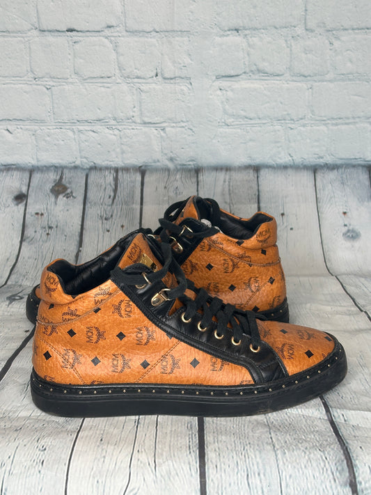 Pre-Owned MCM Visteos High Top Sneakers Unisex