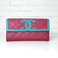 Pre-Owned Chanel Quilted Caviar Filigree Wallet