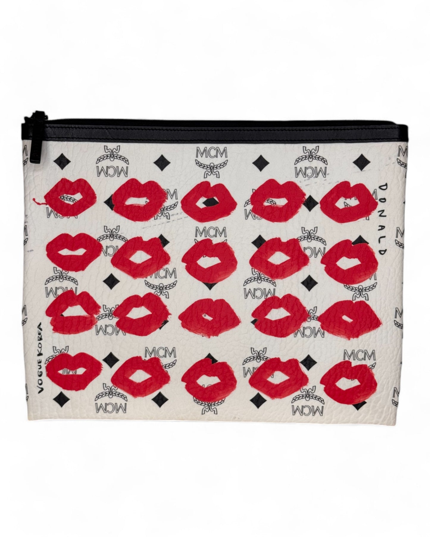 MCM Visetos X Vogue Ltd. Ed. Zippered Pouch