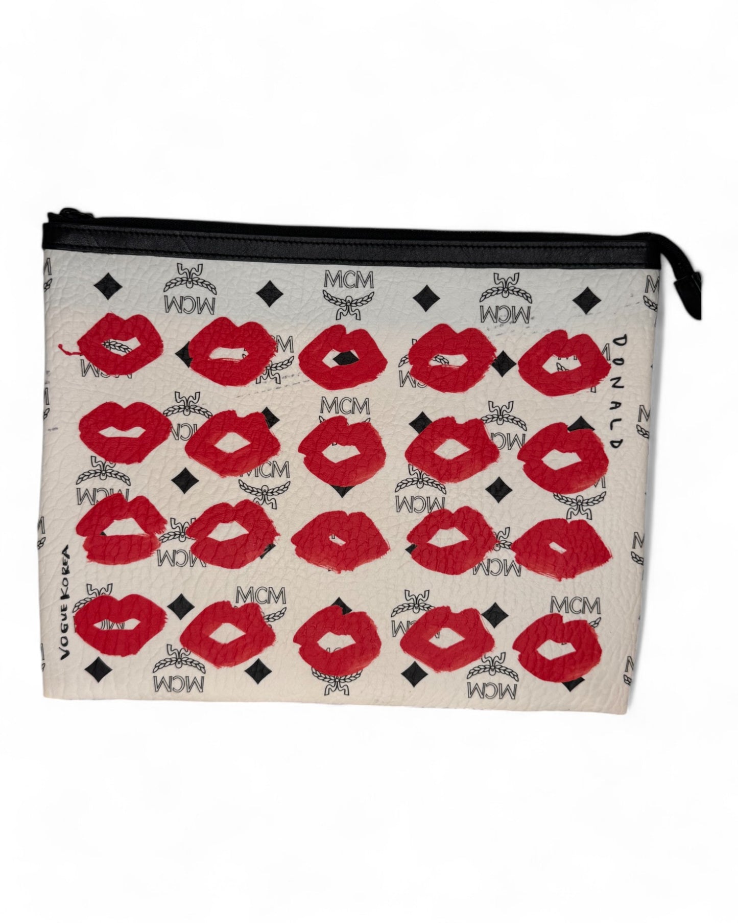 MCM Visetos X Vogue Ltd. Ed. Zippered Pouch