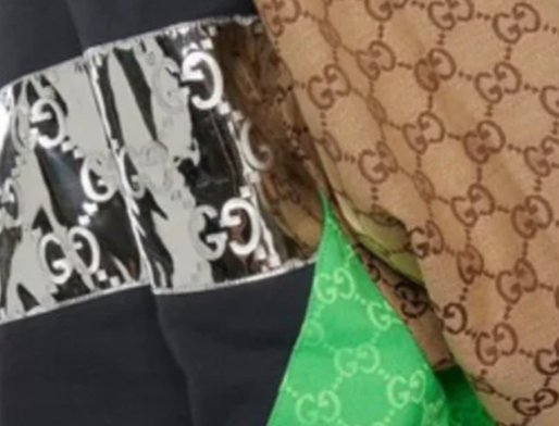 Pre-Owned Gucci GG Supreme Cropped Hoodie